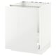 SEKTION / MAXIMERA Armoire inf évier/tri déchets, blanc/Ringhult blanc, 24x24x30 "