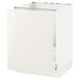 SEKTION / MAXIMERA Armoire inf évier/tri déchets, blanc/Veddinge blanc, 24x24x30 "