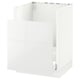 SEKTION / MAXIMERA Armoire inf pr év HAVSEN/p tri/2fac, blanc/Ringhult blanc, 24x24x30 "