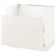 SEKTION / MAXIMERA Armoire inf pr év HAVSEN/p tri/2fac, blanc/Veddinge blanc, 36x24x30 "