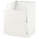 SEKTION / MAXIMERA Armoire inf pr év HAVSEN/p tri/2fac, blanc/Veddinge blanc, 24x24x30 "