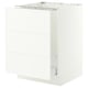 SEKTION / MAXIMERA Armoire inf pr évier/tri/3 faces, blanc/Aspudden blanc mat, 24x24x30 "