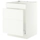 SEKTION / MAXIMERA Armoire inf pr évier/tri/3 faces, blanc/Aspudden blanc mat, 24x24x30 "
