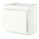 SEKTION / MAXIMERA Armoire inf pr évier/tri/3 faces, blanc/Aspudden blanc mat, 36x24x30 "