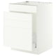 SEKTION / MAXIMERA Armoire inf pr évier/tri/4 faces, blanc/Aspudden blanc mat, 24x24x30 "