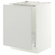 SEKTION / MAXIMERA Armoire inf pr évier/tri, blanc/Aspudden gris clair, 24x24x30 "