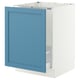SEKTION / MAXIMERA Armoire inf pr évier/tri, blanc/Lerhyttan bleu, 24x24x30 "