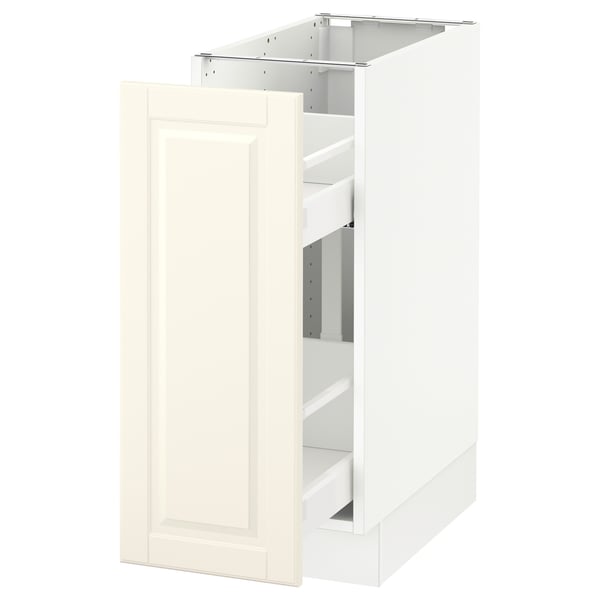 SEKTION / MAXIMERA Armoire inf rgt coul, blanc/Bodbyn blanc cassé, 12x24x30 "