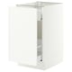 SEKTION / MAXIMERA Armoire inf tri/1 pte, blanc/Aspudden blanc mat, 18x24x30 "
