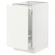 SEKTION / MAXIMERA Armoire inf tri/1 pte, blanc/Vallstena blanc, 18x24x30 "