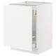 SEKTION / MAXIMERA Armoire inf tri/1 pte, blanc/Vallstena blanc, 24x24x30 "