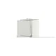 SEKTION / MAXIMERA Armoire inférieure 2 tiroirs, blanc/Aspudden gris clair, 15x15x30 "