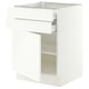 SEKTION / MAXIMERA Armoire inférieure pte/2 tir, blanc/Aspudden blanc mat, 24x24x30 "