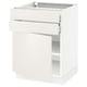 SEKTION / MAXIMERA Armoire inférieure pte/2 tir, blanc/Veddinge blanc, 24x24x30 "