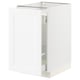 SEKTION / MAXIMERA Armoire inférieure rang coulissant, blanc Enköping/blanc effet bois, 18x24x30 "