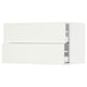 SEKTION / MAXIMERA Armoire murale à 2 tiroirs, blanc/Vallstena blanc, 36x15x20 "