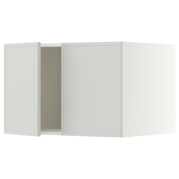 SEKTION Surmeuble réfr/cong 2 ptes, blanc/Aspudden gris clair, 30x24x20 "