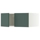 SEKTION Surmeuble réfr/cong 2 ptes, blanc/Aspudden gris-vert foncé, 36x24x15 "