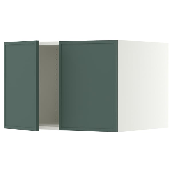 SEKTION Surmeuble réfr/cong 2 ptes, blanc/Aspudden gris-vert foncé, 30x24x20 "