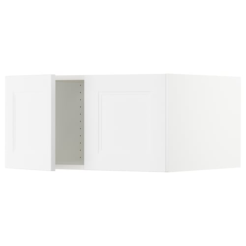SEKTION Surmeuble réfr/cong 2 ptes, blanc/Axstad blanc mat, 30x24x15 "