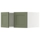 SEKTION Surmeuble réfr/cong 2 ptes, blanc/Axstad gris-vert, 30x24x15 "