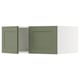 SEKTION Surmeuble réfr/cong 2 ptes, blanc/Axstad gris-vert, 36x24x15 "