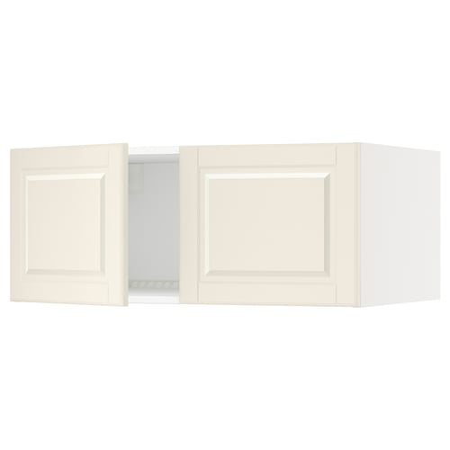 SEKTION Surmeuble réfr/cong 2 ptes, blanc/Bodbyn blanc cassé, 36x24x15 "