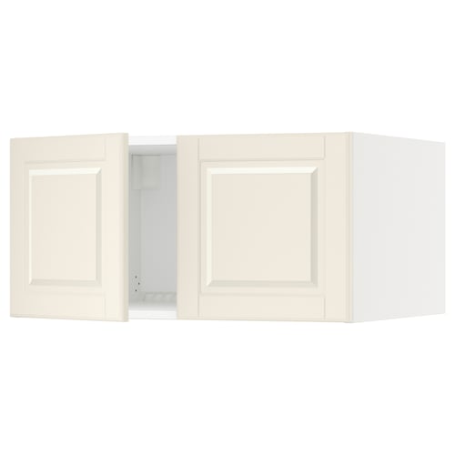 SEKTION Surmeuble réfr/cong 2 ptes, blanc/Bodbyn blanc cassé, 30x24x15 "