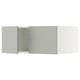 SEKTION Surmeuble réfr/cong 2 ptes, blanc/Havstorp gris clair, 36x24x15 "