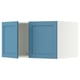 SEKTION Surmeuble réfr/cong 2 ptes, blanc/Lerhyttan bleu, 36x24x20 "