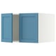 SEKTION Surmeuble réfr/cong 2 ptes, blanc/Lerhyttan bleu, 30x24x20 "