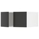 SEKTION Surmeuble réfr/cong 2 ptes, blanc/Nickebo anthracite mat, 30x24x15 "