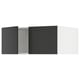 SEKTION Surmeuble réfr/cong 2 ptes, blanc/Nickebo anthracite mat, 36x24x15 "