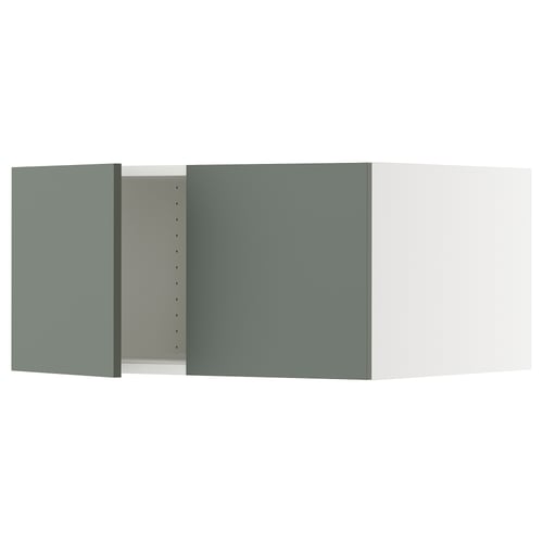 SEKTION Surmeuble réfr/cong 2 ptes, blanc/Nickebo gris -vert mat, 30x24x15 "