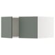 SEKTION Surmeuble réfr/cong 2 ptes, blanc/Nickebo gris -vert mat, 30x24x15 "