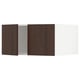 SEKTION Surmeuble réfr/cong 2 ptes, blanc/Sinarp brun, 30x24x15 "