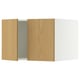 SEKTION Surmeuble réfr/cong 2 ptes, blanc/Sinarp chêne plaqué, 30x24x20 "