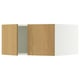 SEKTION Surmeuble réfr/cong 2 ptes, blanc/Sinarp chêne plaqué, 30x24x15 "