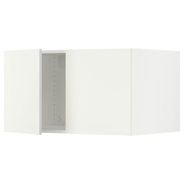 SEKTION Surmeuble réfr/cong 2 ptes, blanc/Vallstena blanc, 36x24x20 "