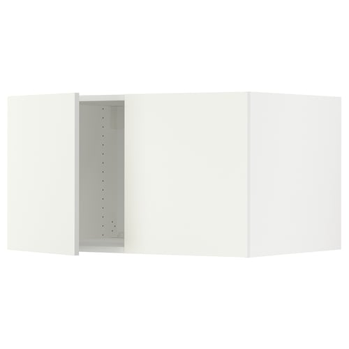 SEKTION Surmeuble réfr/cong 2 ptes, blanc/Vallstena blanc, 36x24x20 "