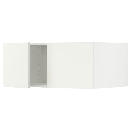 SEKTION Surmeuble réfr/cong 2 ptes, blanc/Vallstena blanc, 36x24x15 "