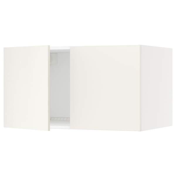 SEKTION Surmeuble réfr/cong 2 ptes, blanc/Veddinge blanc, 36x24x20 "