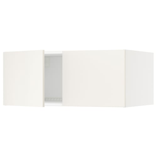 SEKTION Surmeuble réfr/cong 2 ptes, blanc/Veddinge blanc, 36x24x15 "
