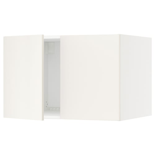 SEKTION Surmeuble réfr/cong 2 ptes, blanc/Veddinge blanc, 30x24x20 "