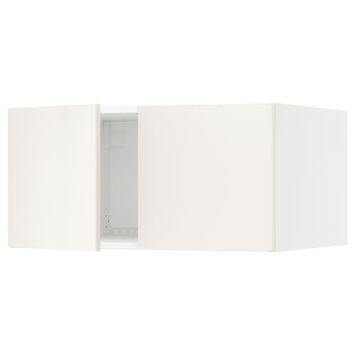 SEKTION Surmeuble réfr/cong 2 ptes, blanc/Veddinge blanc, 30x24x15 "