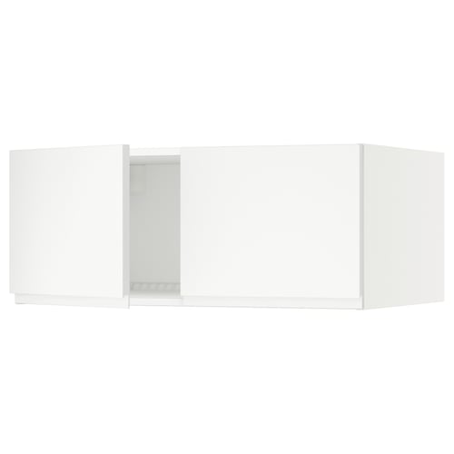 SEKTION Surmeuble réfr/cong 2 ptes, blanc/Voxtorp blanc mat, 36x24x15 "