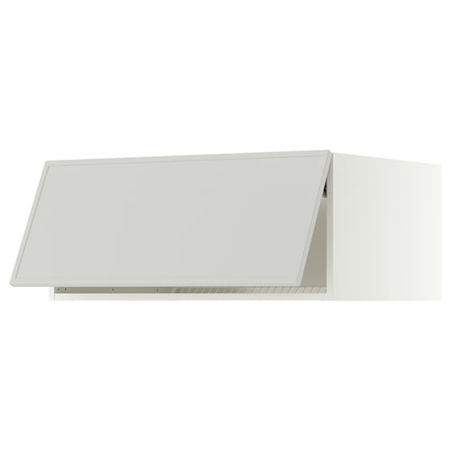 SEKTION Surmeuble réfr/cong, blanc/Aspudden gris clair, 36x24x15 "