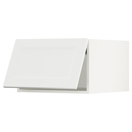 SEKTION Surmeuble réfr/cong, blanc/Axstad blanc mat, 24x24x15 "