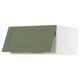 SEKTION Surmeuble réfr/cong, blanc/Axstad gris-vert, 30x24x15 "