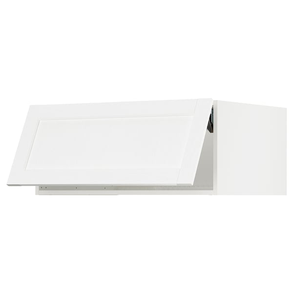 SEKTION Surmeuble réfr/cong, blanc Enköping/blanc effet bois, 36x24x15 "